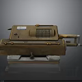 Vintage Rusty Metal Industrial Machinery with Control Panel Handles and Solid Base