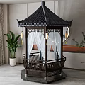 Courtyard gazebo 3d model