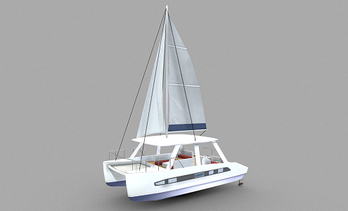 Modern Yacht 3d model