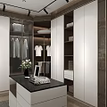 Modern Boutique Store Interior With White Sofas Coffee Table Bookshelves Glass Partitions And Chandeliers