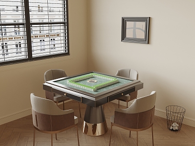 Modern Mahjong Table 3d model