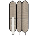 partition screen floor lamp decorative lamp bamboo partition 3d model