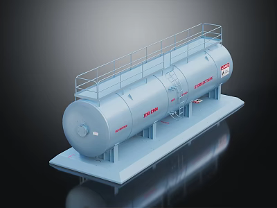 Modern storage tank storage facilities 3d model Modern storage tank storage facilities 3d model