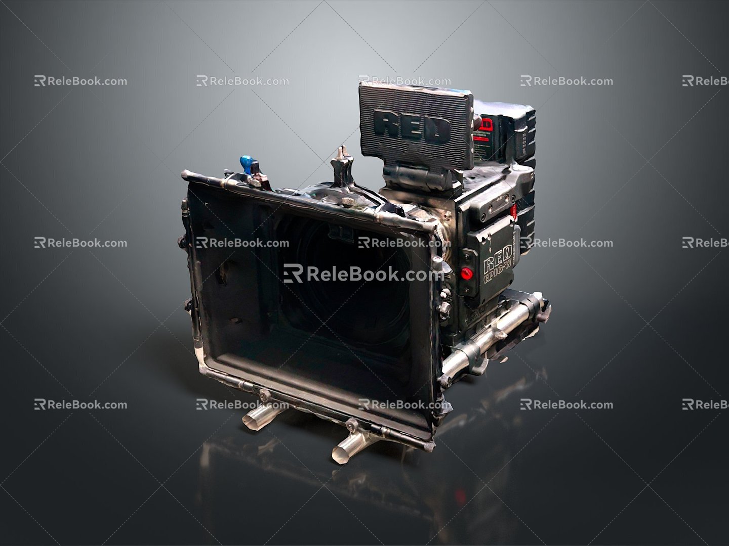 VCR Camera TV Camera CCTV Camera Panasonic Camera Professional Camera 3d model