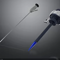 Professional Medical Probes With Metal Shaft And Blue Tip Design For Laboratory Use