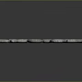 Natural Gray Irregular Shaped Stones With Rough Texture On Dark Background
