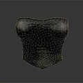 Black Fitted Corset For Women With Modern Shaping Design And Smooth Fabric
