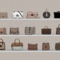 Bags Handbag Shoulder Bag 3d model