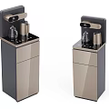 Modern Black And Gold Household Electrical Appliances With Storage Cabinet And Water Dispenser