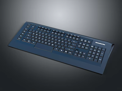Lenovo Full Size Keyboard With Integrated Touchpad For Electronic Devices 3d model