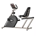 WOLFMAN Recumbent Exercise Bike with Ergonomic Seat and Digital Console for Home Fitness Training