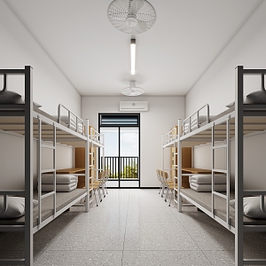 Dormitory School Dormitory Student Dormitory Staff Dormitory 3d model