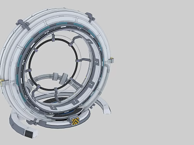 Next Generation Science Fiction Space Transporter High-tech Transporter Future Transporter TELEPORTER 3d model