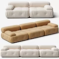 Modern Combination Sofa Double Sofa Multiplayer Sofa Combination 3d model