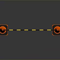 Orange Traffic Cones With Yellow Black Striped Bar For Road Safety Setup