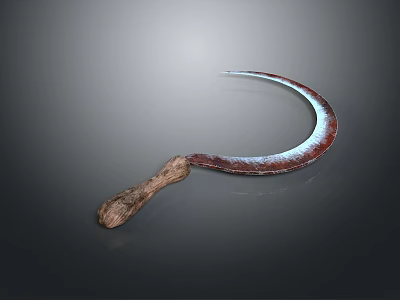 Sickle Narrow Fan Sickle Wide Fan Sickle Moon Bud Sickle Small Sickle Death Sickle Large Sickle Small Sickle 3d model