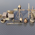 Medieval Props 3d model