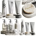 Minimalist Bath Products Featuring Artisan Soap Bottles Tubes And Natural Design