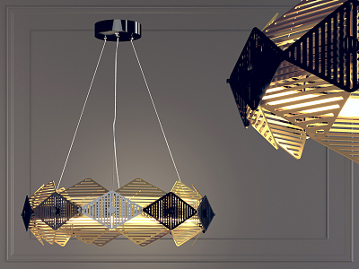 Modern Chandelier Simple Chandelier 3d model