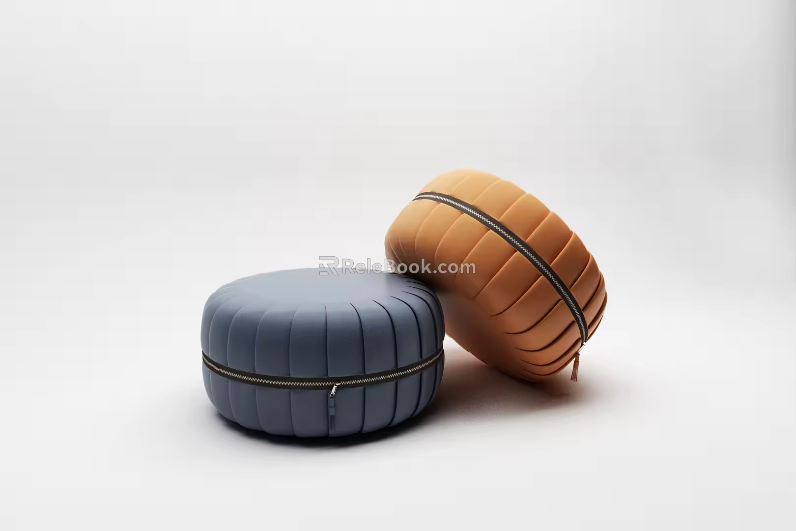 Modern sofa stool 3d model