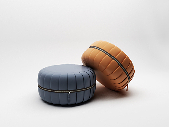 Modern sofa stool 3d model