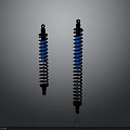 High Quality Car Parts Shock Absorbers With Black Body And Blue Coils