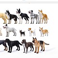 Modern Dog Pet Dog Combo 3d model