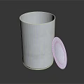 Stainless Steel Open Top Can With Removable Lid For Daily Use