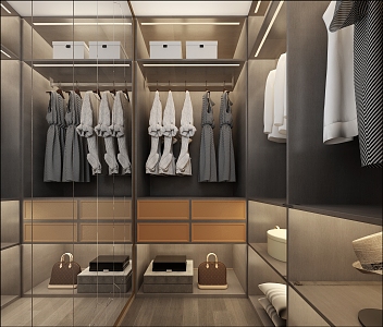 Cloakroom 3d model