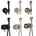 Modern Shower Faucet Set Featuring Multiple Styles In Black Gold And Silver Finishes