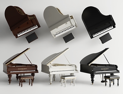 Steinmeier Grand Piano 3d model