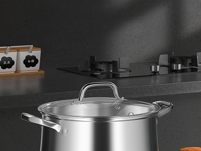 Stainless Steel High Soup Pot Soup Pot model