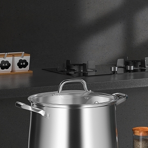 Stainless Steel High Soup Pot Soup Pot 3d model