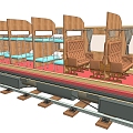 steam train 3d model