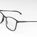 Stylish Square Black Frame Eyeglasses With Clear Lenses For Daily Wear