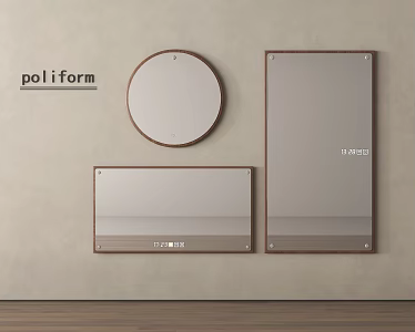 Modern Mirror Home Mirror 3d model