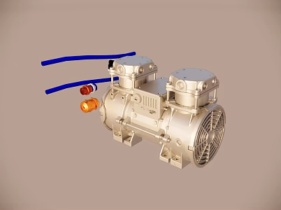 Compressor mechanical equipment 3d model