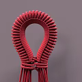 Colorful Kitchen Whisks In Red White Black Green Standing Arranged