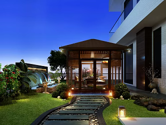 Garden 3d model