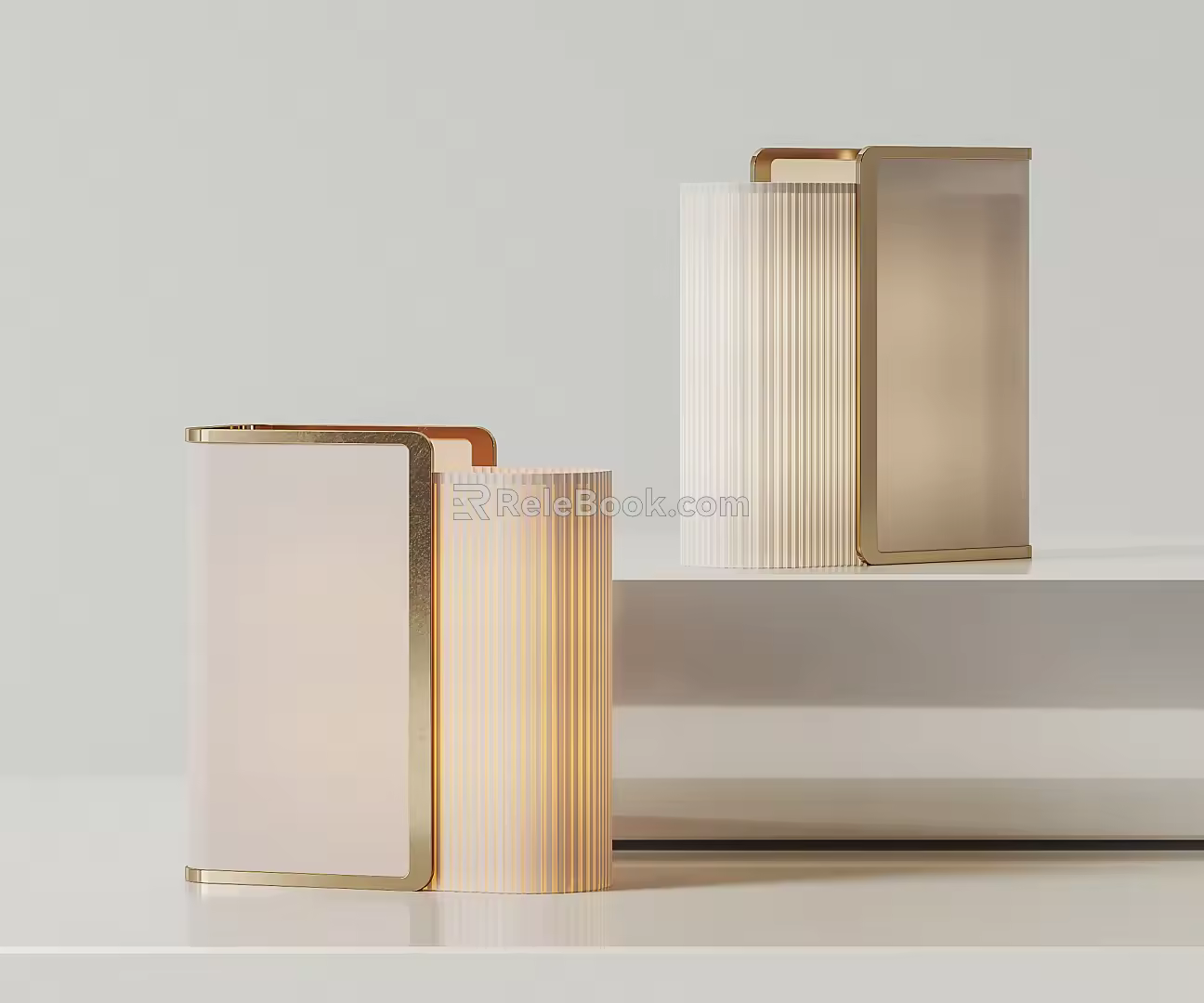 Light Luxury Fendi Table Lamp 3d model