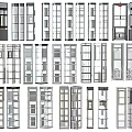 Different Elevator Design Styles With Glass Panels Metal Frames And Modern Finishes 3d model