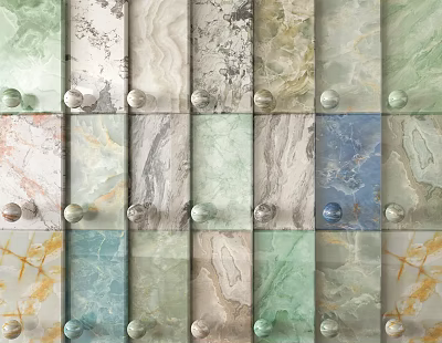 Modern Jade Stone Marble Slab Rock Slab Landscape Stone Wall Slab Background Wall 3d model