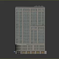 Modern Office Building Exterior Architecture With Glass Windows And Multiple Floors Design