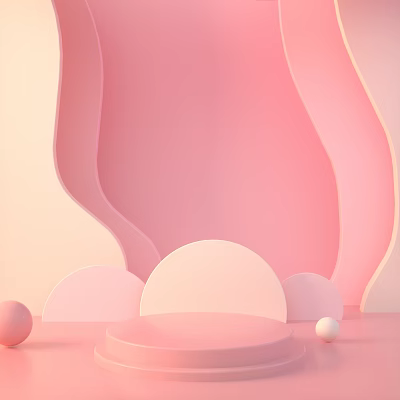 Modern Booth Display Display US-Chen E-commerce E-commerce Main Chart E-commerce Background Commodity Booth 3d model