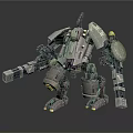 Modern warrior mech warrior machine armor mechanical armor machine warrior 3d model