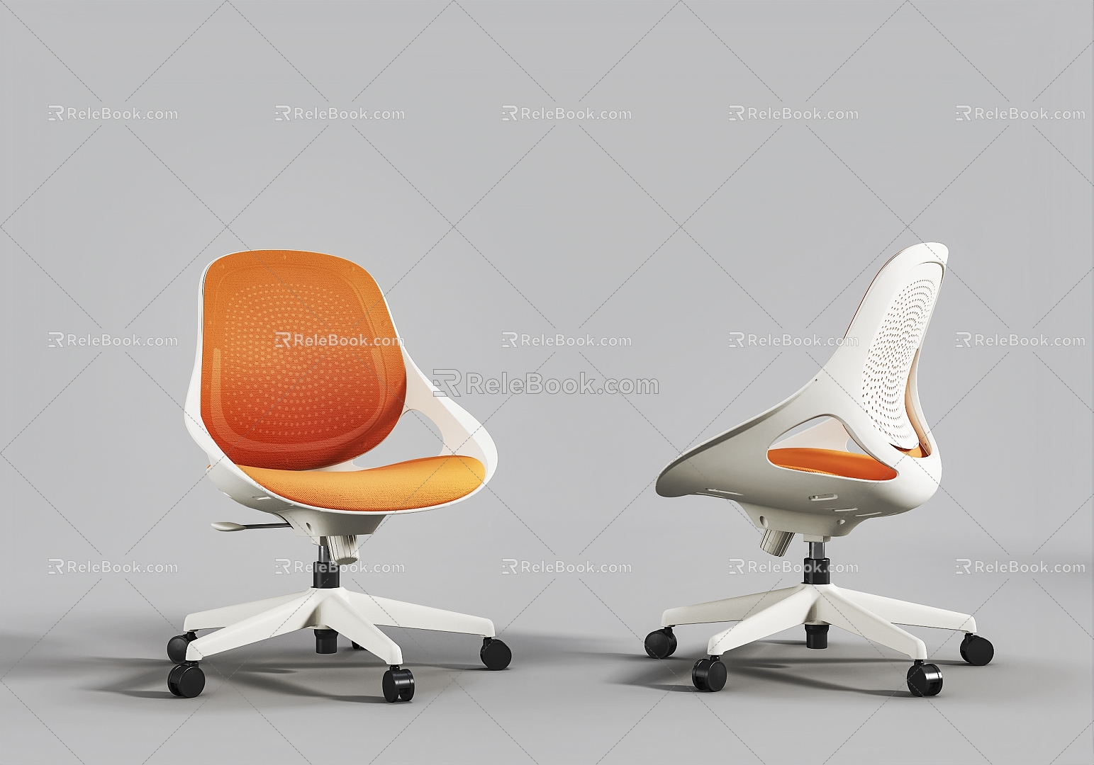 CH290 office chair 3d model