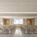 Modern Conference Hall Multi-function Hall Report Hall 3d model