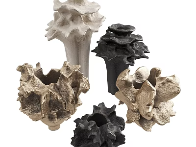 Modern Other Coral Vase levadnaja levadnaya elle 3d model