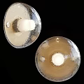 Modern Frosted Glass Wall Lamps With Illuminated Two Tone Design For Home Decor