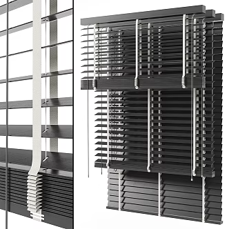 Modern blinds 3d model